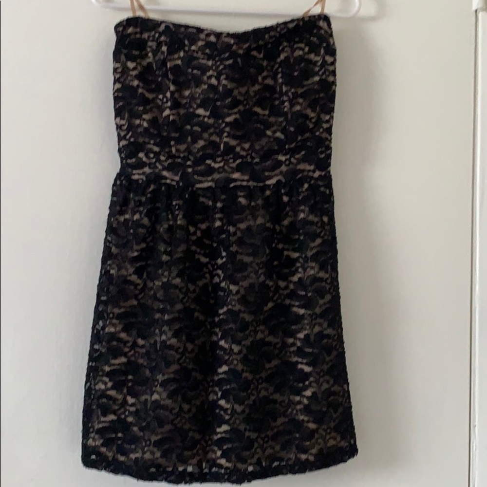 Black mini dress